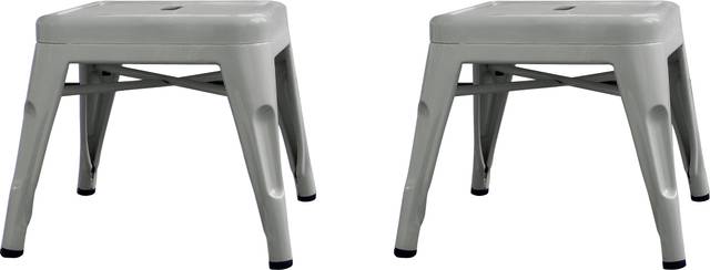 Kids Cleome Gray Stool, Set of 2 - Thumbnail - Image 2