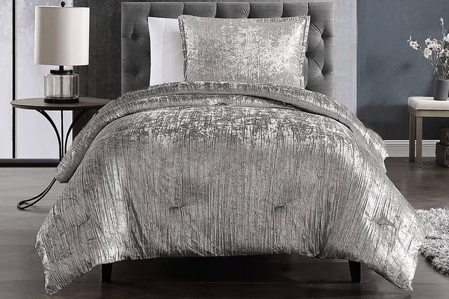 Kids Cliffland Silver 6 Pc Twin Comforter Set - Thumbnail - Image 1