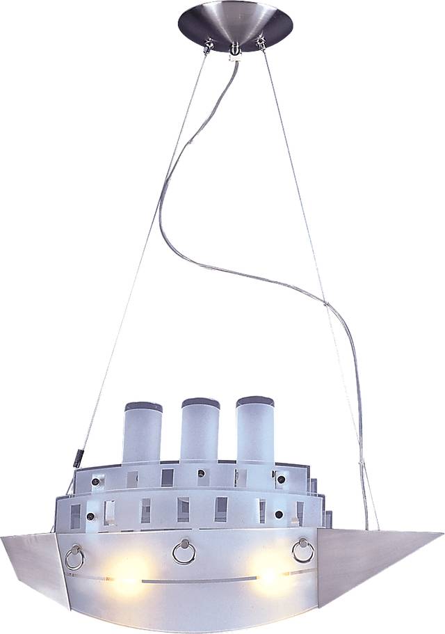 Kids Cloud Sailing White Chandelier - Thumbnail - Image 1