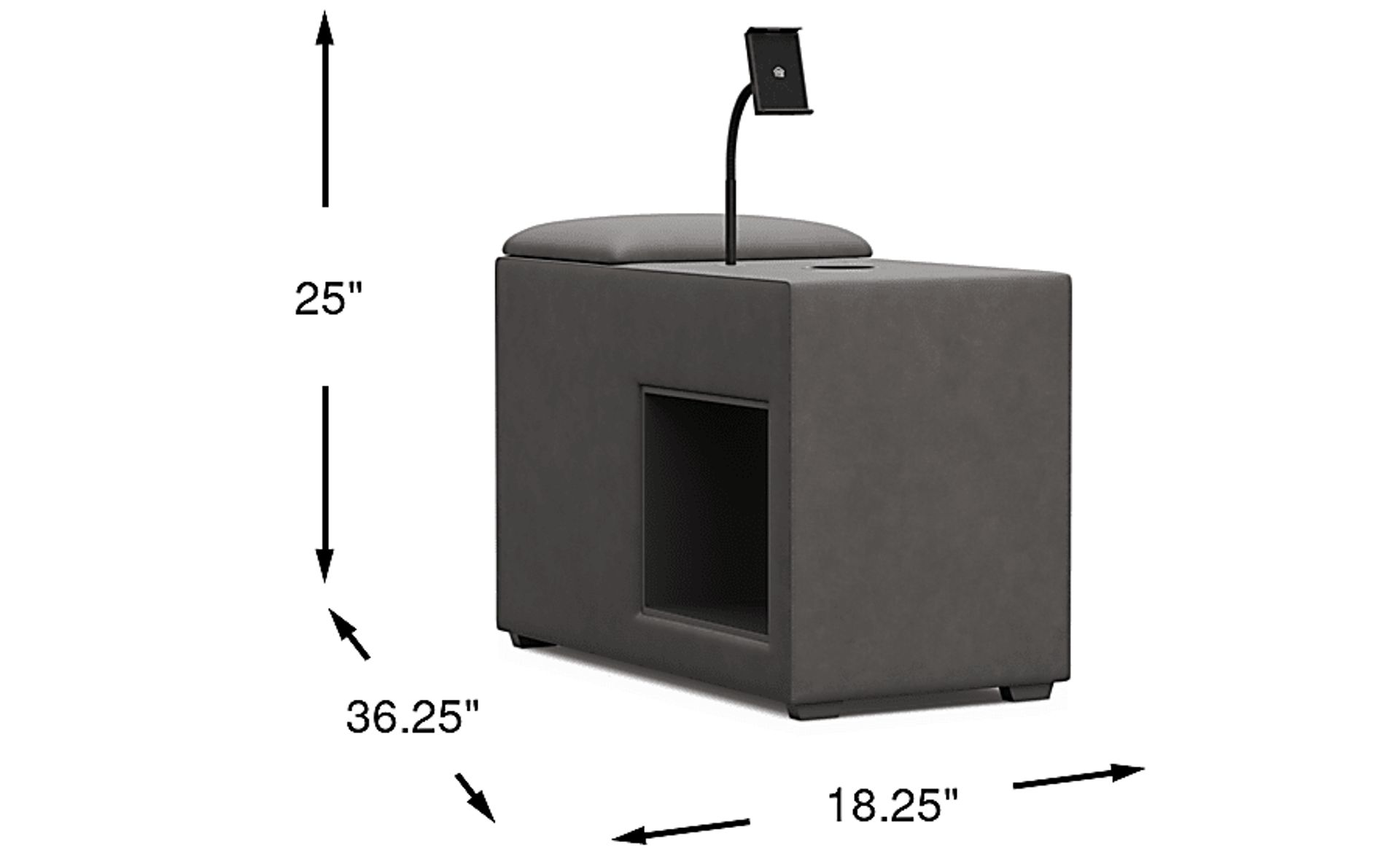 Dimension Image. Please refer to the Dimension Tab on this page for dimension details.