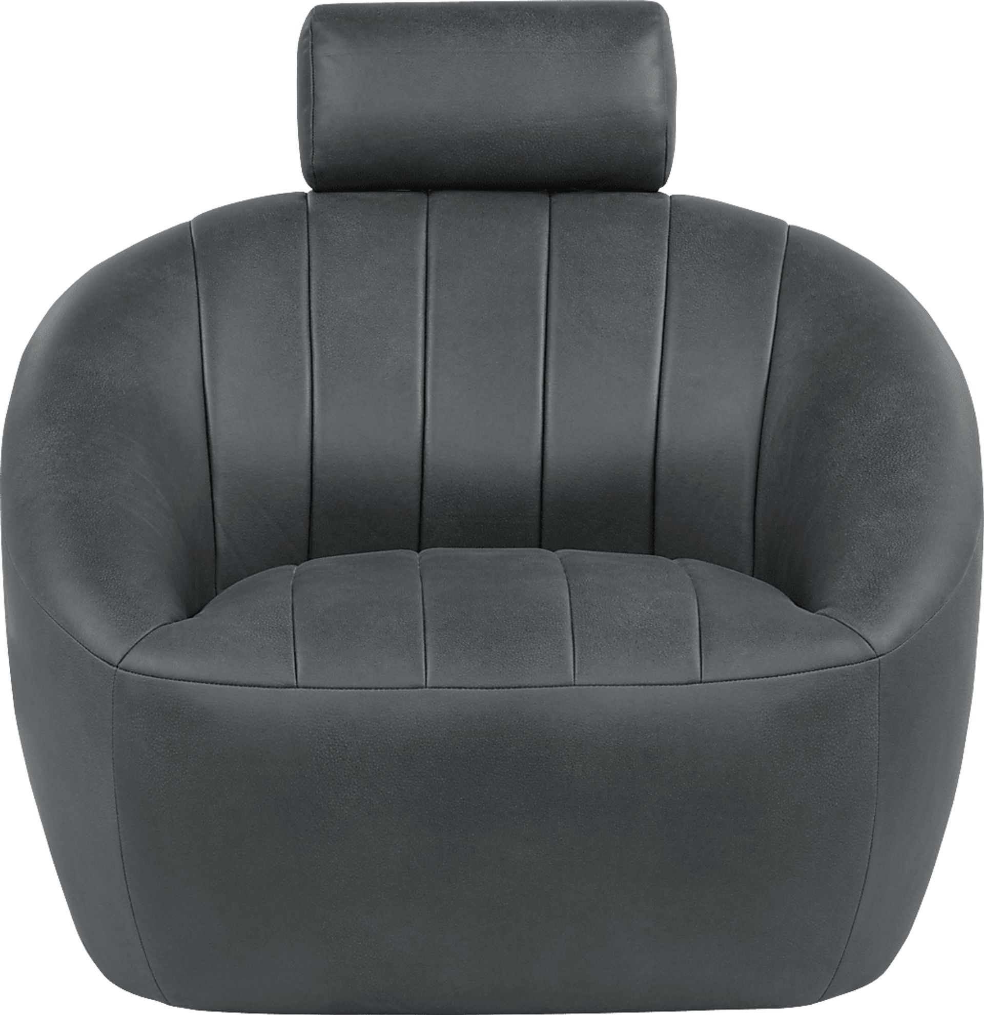 Kids Cloud9 Charcoal Swivel Chair - Image 2