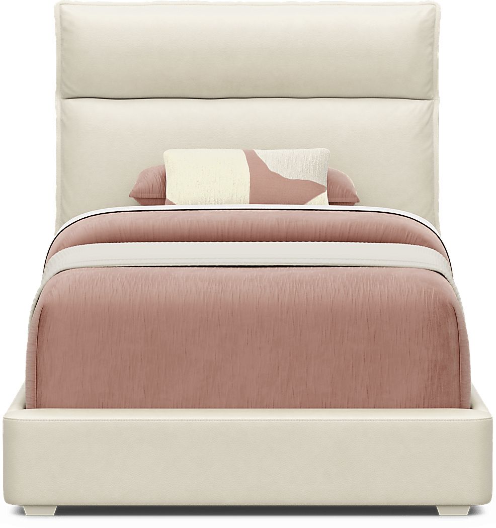 Kids Cloud9 Cream Full Upholstered Bed - Thumbnail 5