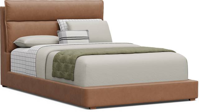 Kids Cloud9 Saddle Full Upholstered Bed - Thumbnail - Image 1