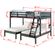 Kids Clough Gray Full/Double Twin Bunk Bed