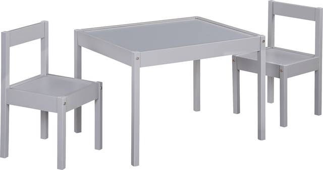 Kids Clyren Gray Table Set - Thumbnail - Image 1