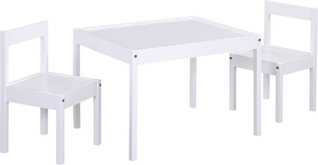 Kids Clyren White Table Set - Thumbnail - Image 1