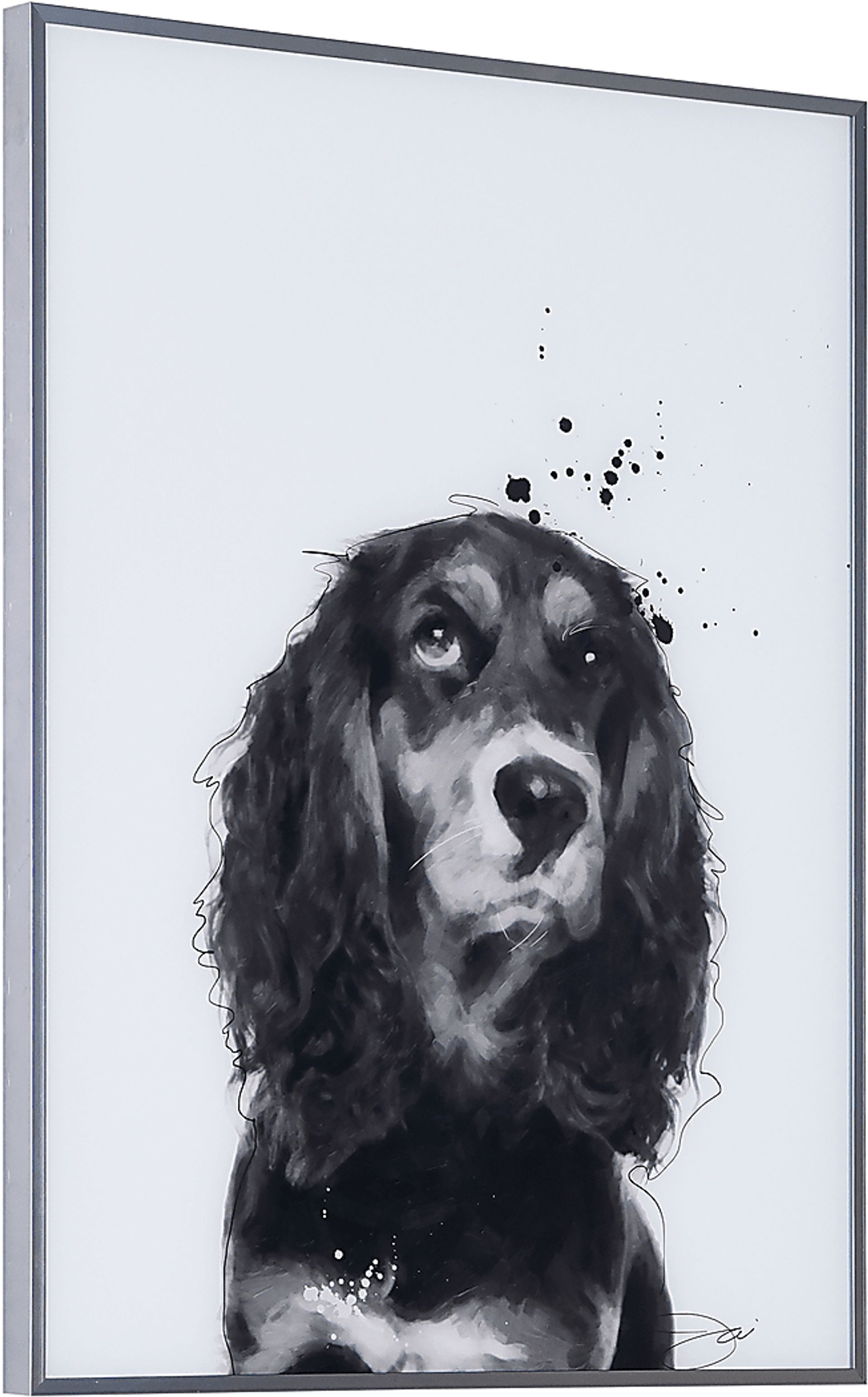 Kids Cocker Spaniel Pup Black Wall Art - Image 2