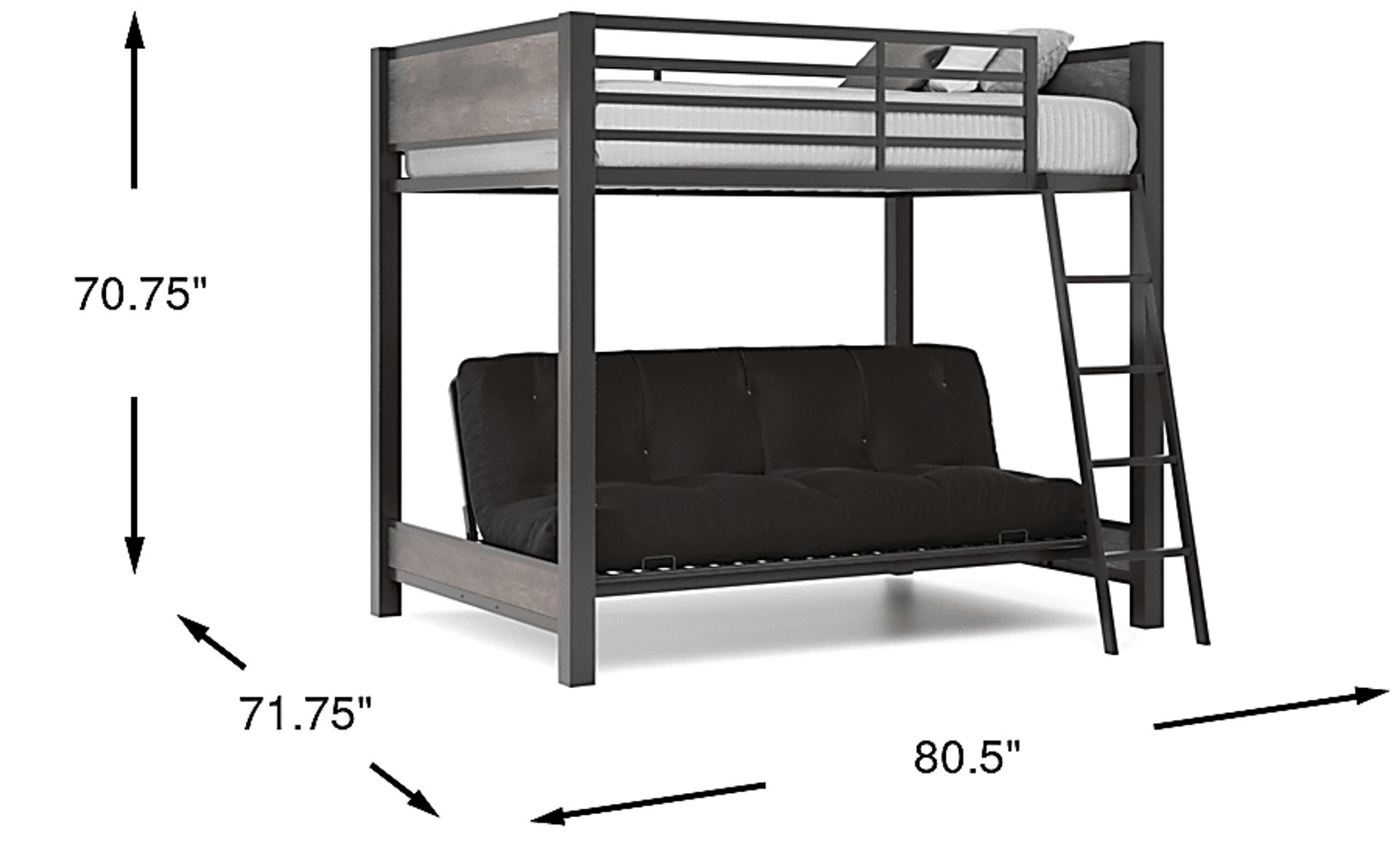 Dimension Image. Please refer to the Dimension Tab on this page for dimension details.
