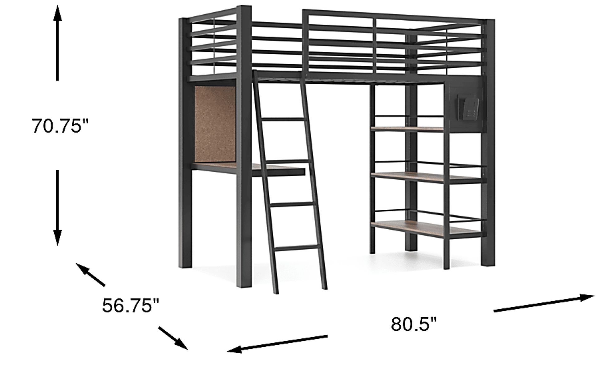 Dimension Image. Please refer to the Dimension Tab on this page for dimension details.