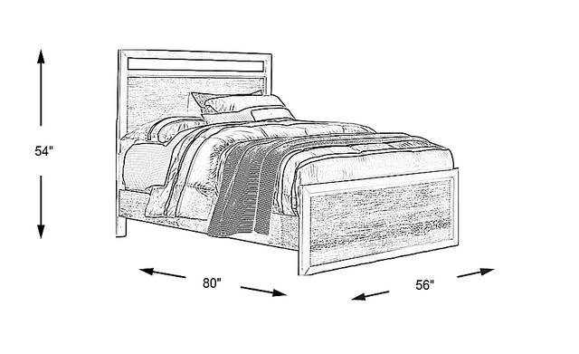 Dimension Image. Please refer to the Dimension Tab on this page for dimension details.