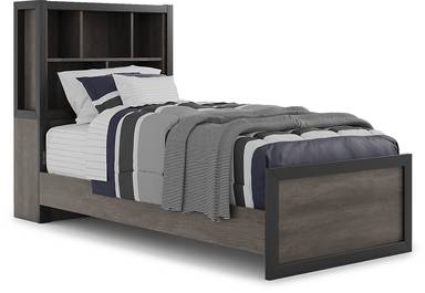 3 pc twin bookcase bed