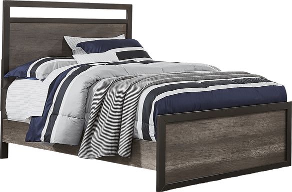 Kids Colefax Avenue Gray 3 Pc Twin Panel Bed