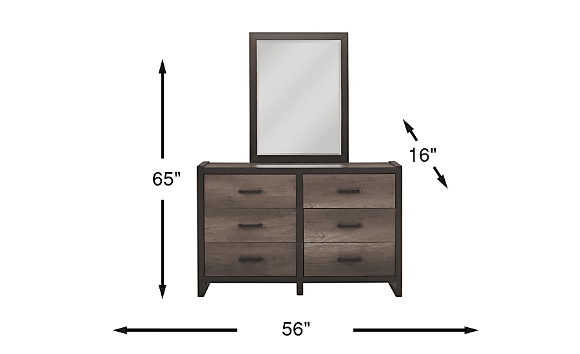 Dimension Image. Please refer to the Dimension Tab on this page for dimension details.