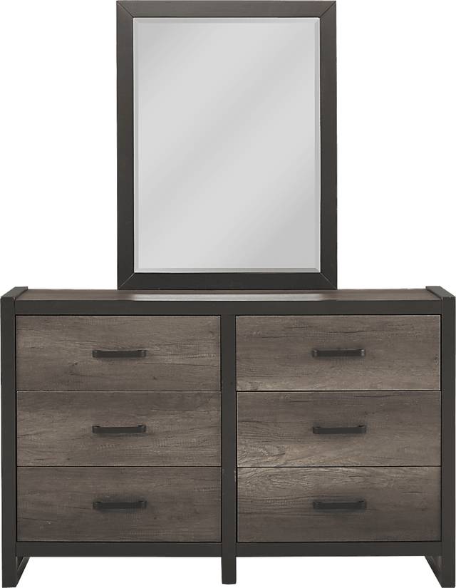 Kids Colefax Avenue Gray Dresser & Mirror Set - Thumbnail - Image 1