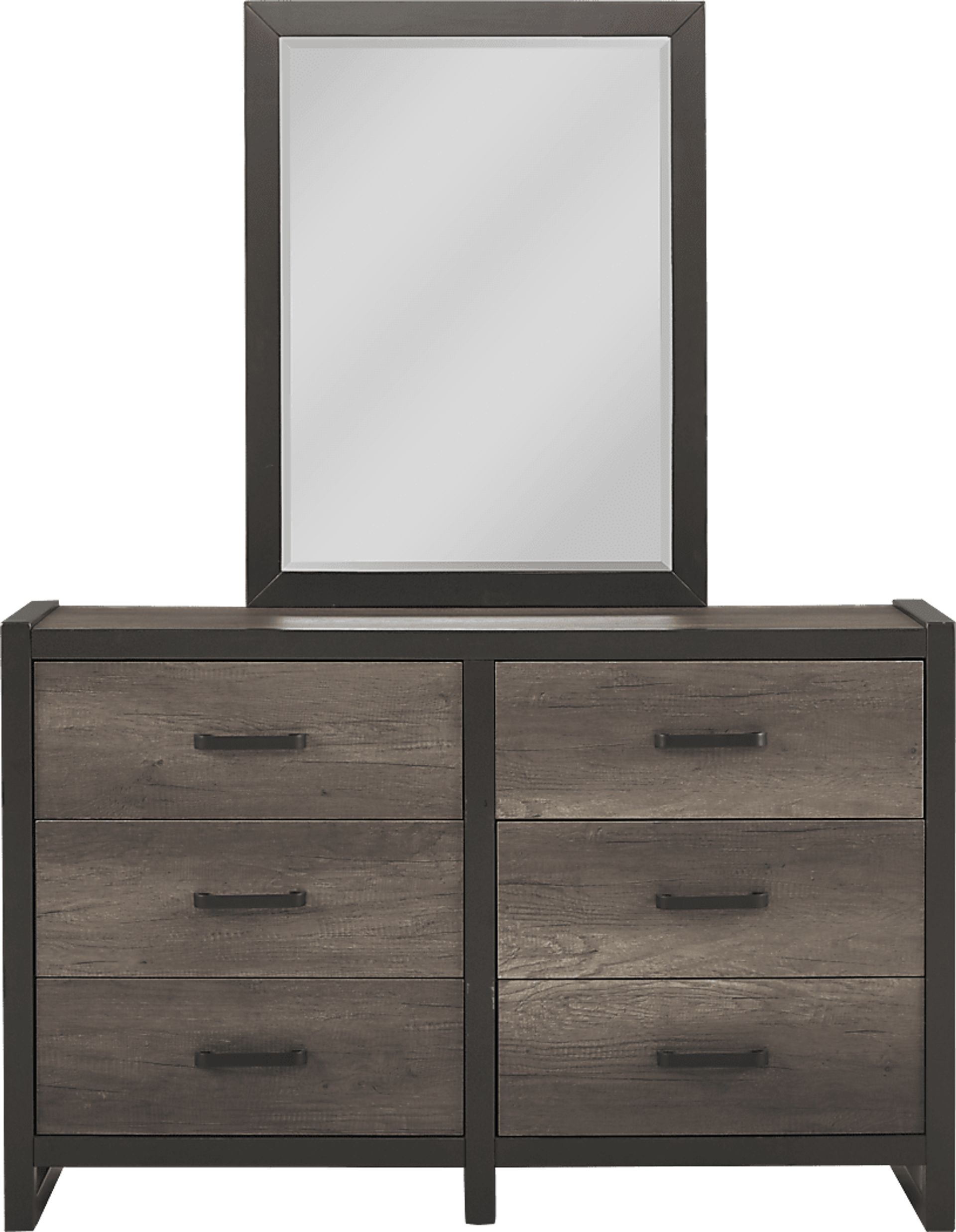 Kids Colefax Avenue Gray Dresser & Mirror Set - Image 1