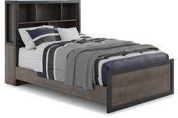3 pc full bookcase bed
