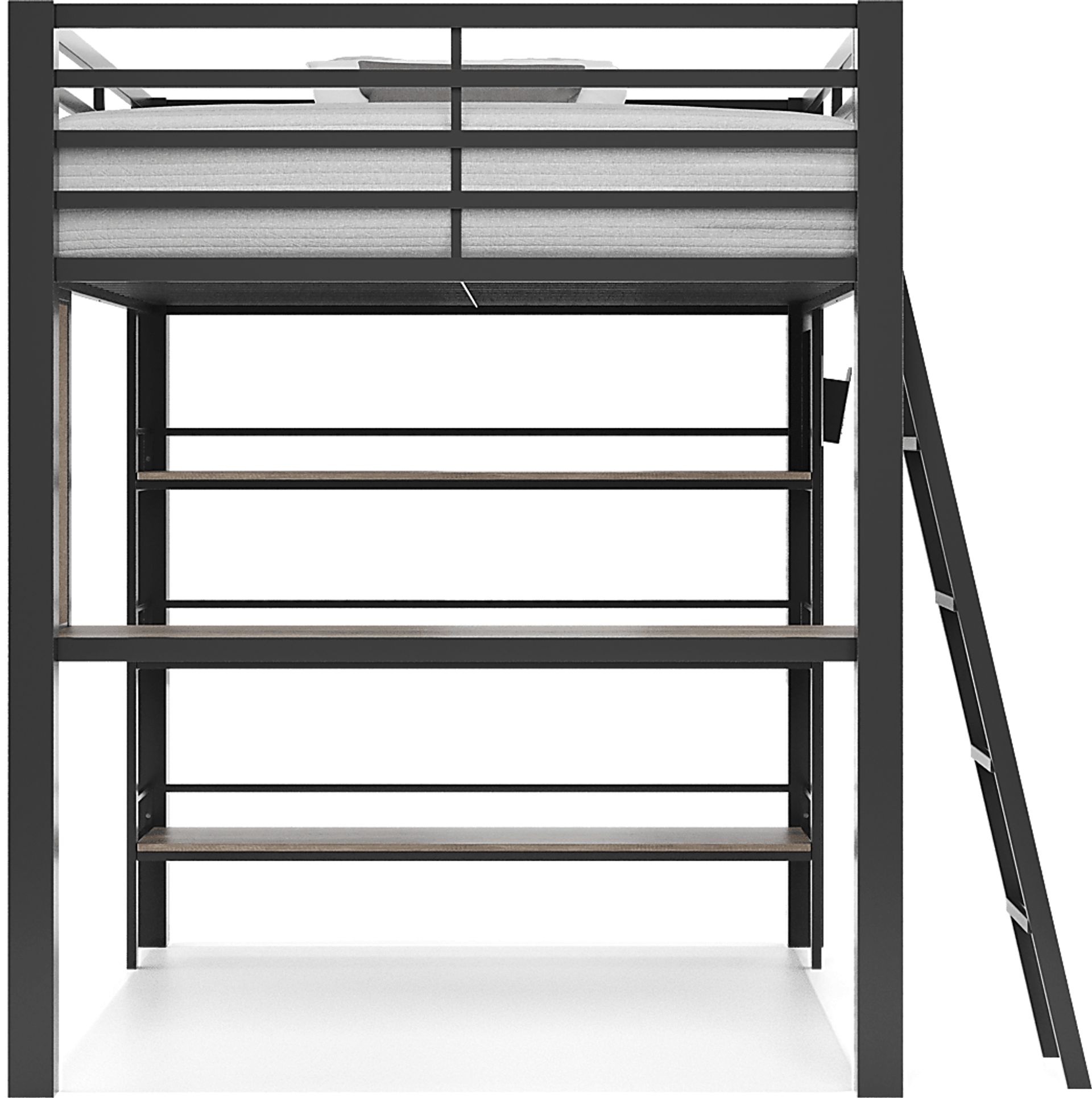 Colefax Avenue 5 Pc Gray Full Loft Bed Rooms to Go