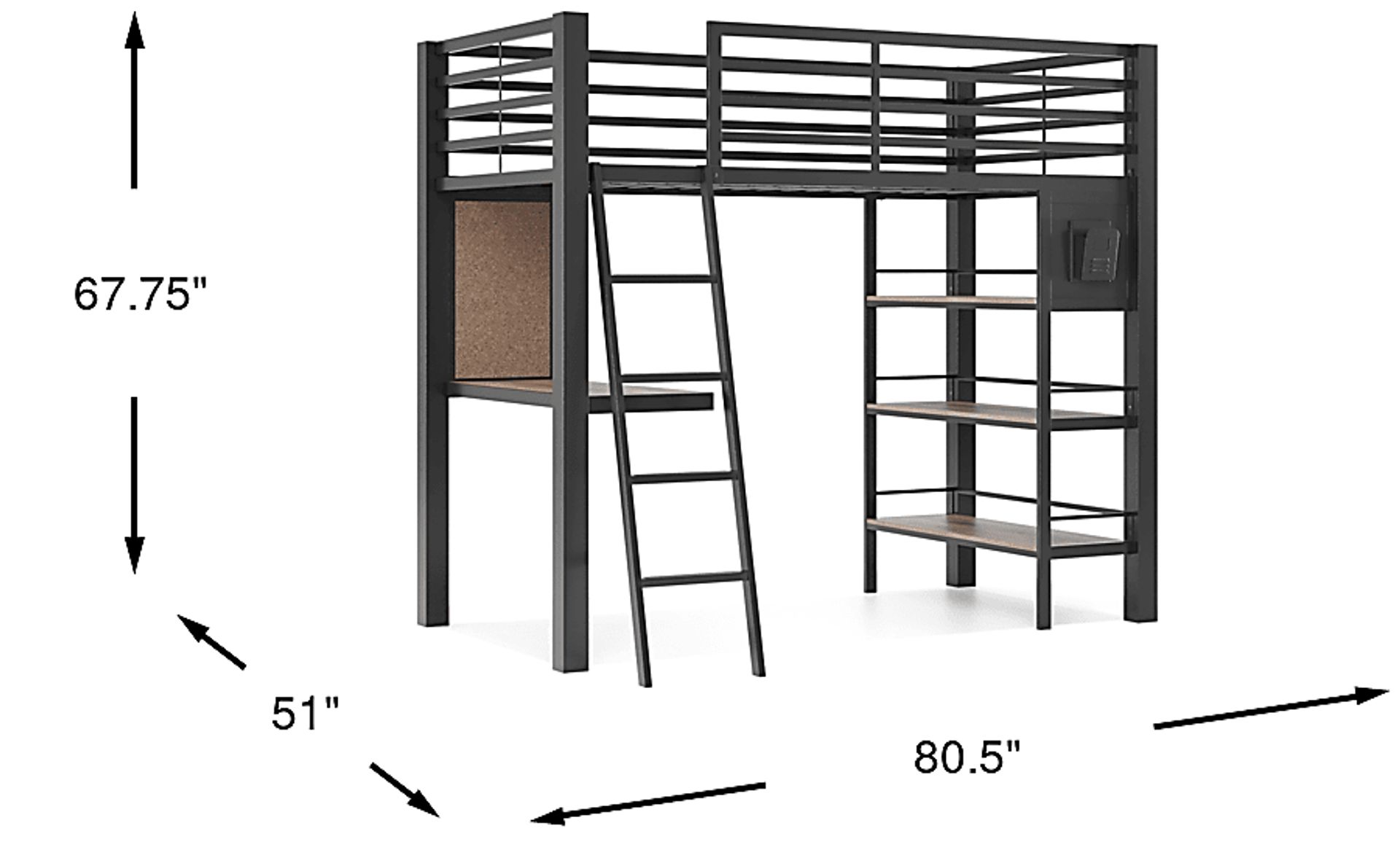 Dimension Image. Please refer to the Dimension Tab on this page for dimension details.