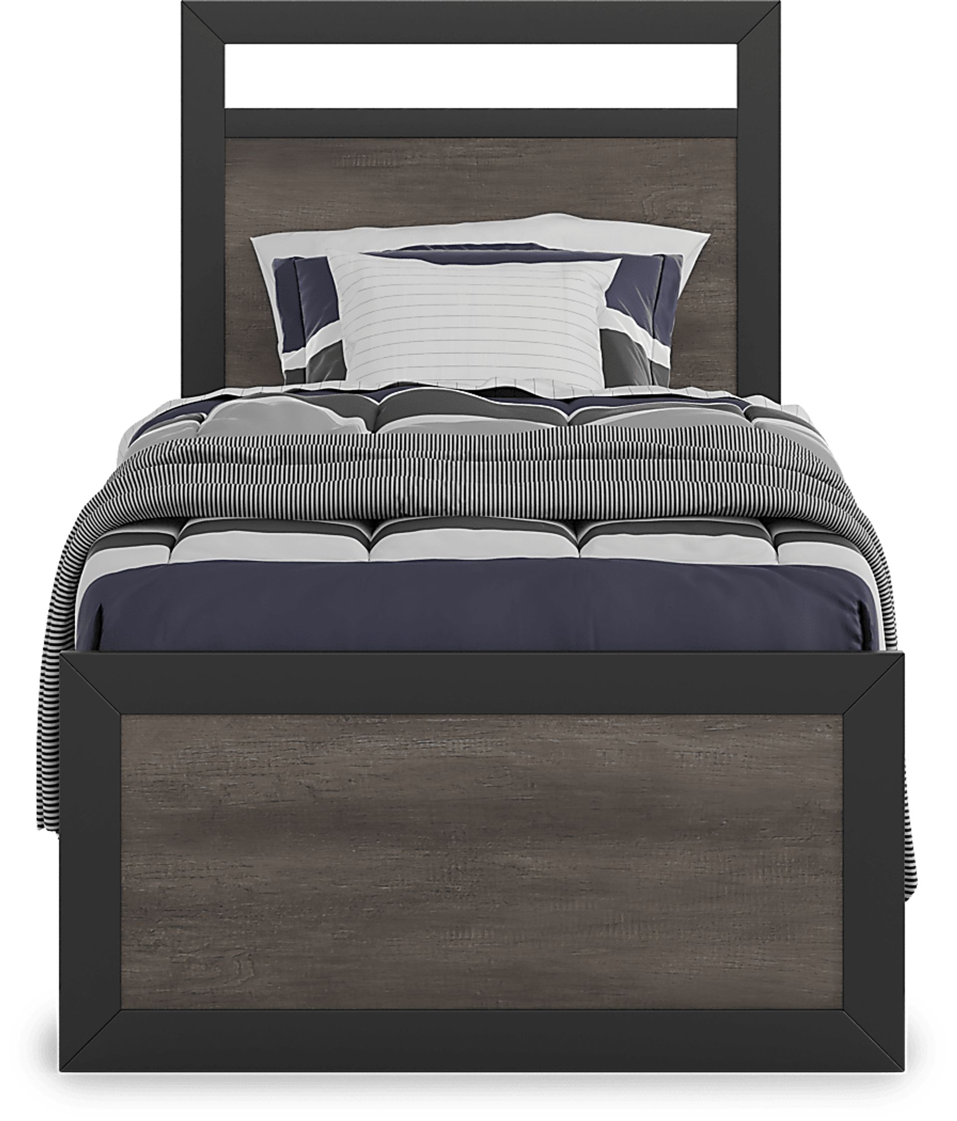 Kids Colefax Avenue Gray Twin Panel Bedroom - Image 6