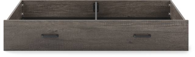Kids Colefax Avenue Dark Gray Twin Storage Trundle - Thumbnail - Image 1