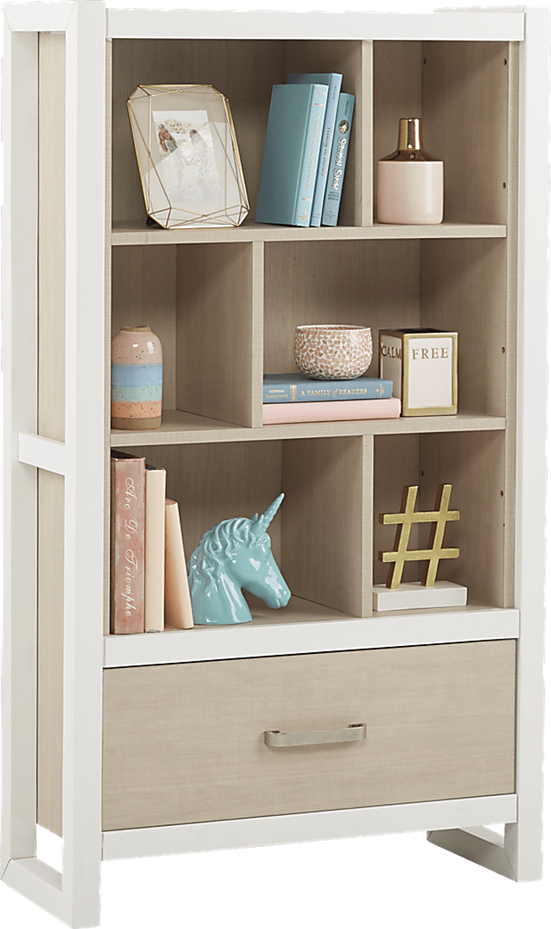 Kids Colefax Avenue White Bookcase - Image 1