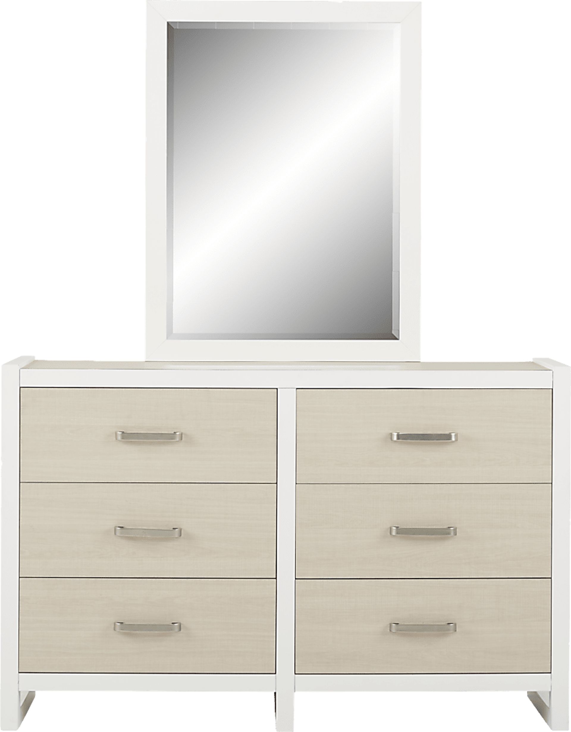 Kids Colefax Avenue White Dresser & Mirror Set - Image 1