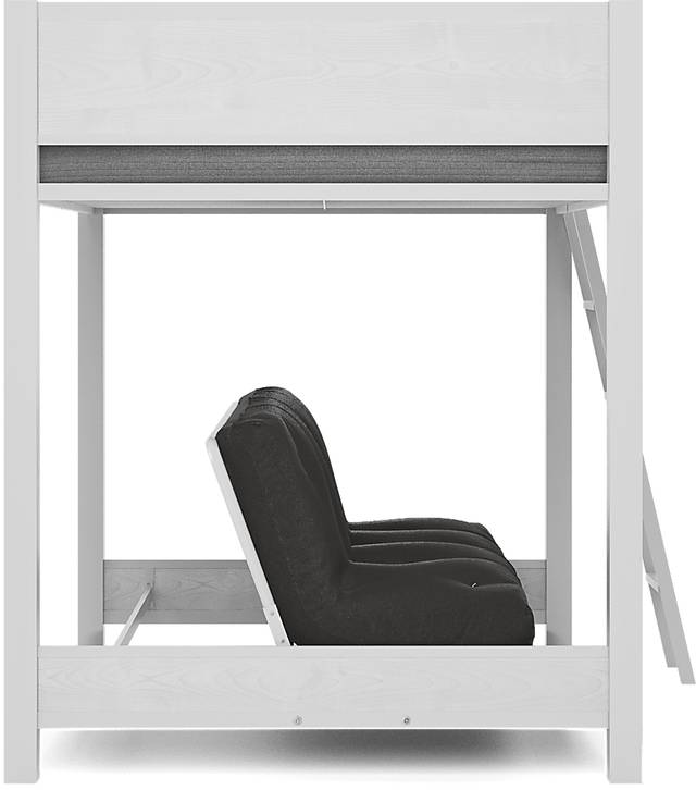 Kids Colefax Avenue White Full/Futon Bunk Bed - Thumbnail - Image 4