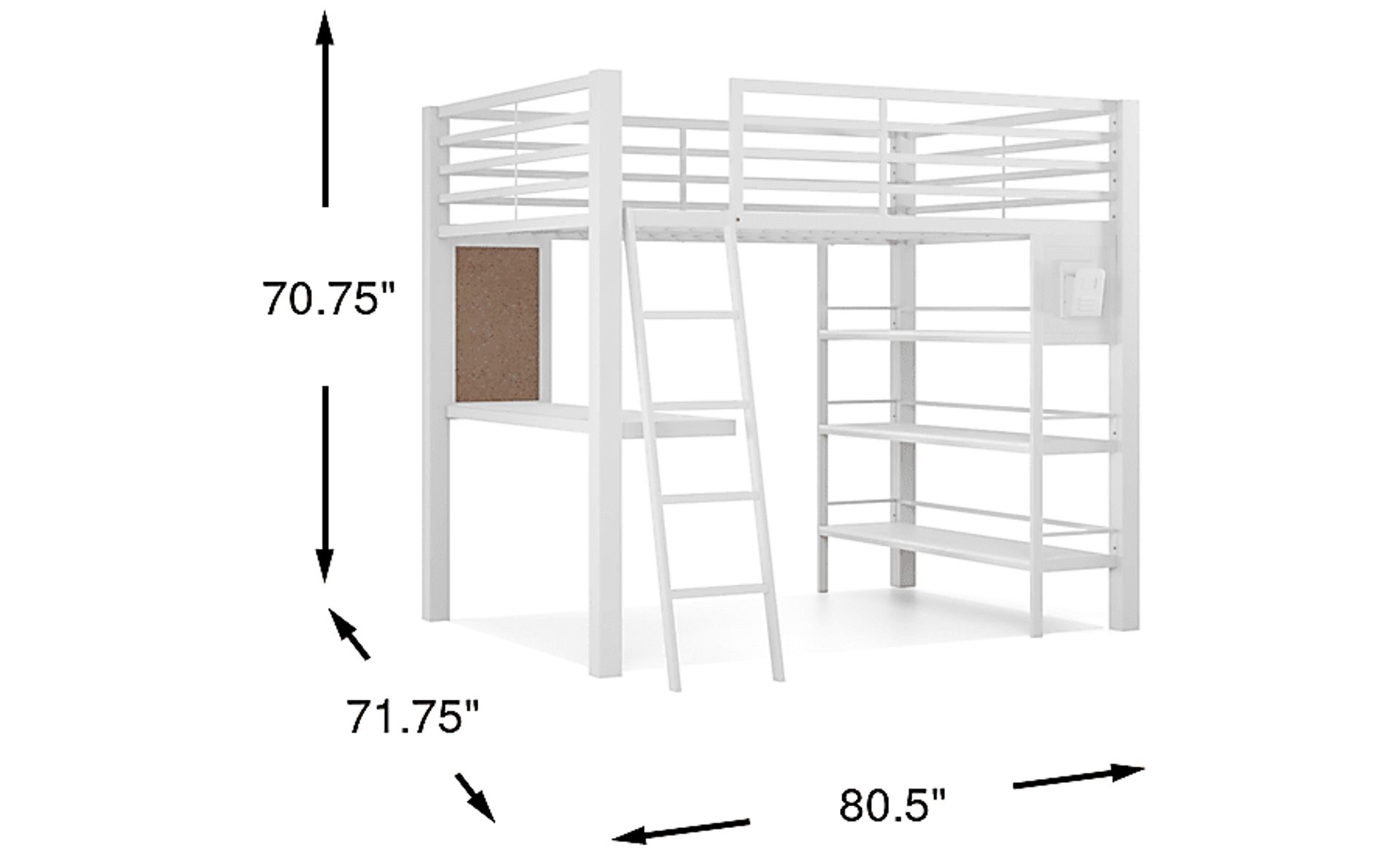 Dimension Image. Please refer to the Dimension Tab on this page for dimension details.