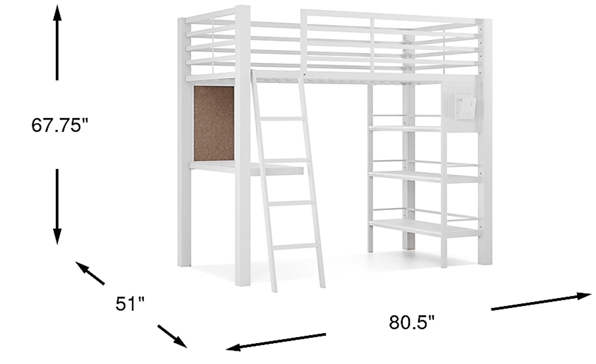 Dimension Image. Please refer to the Dimension Tab on this page for dimension details.