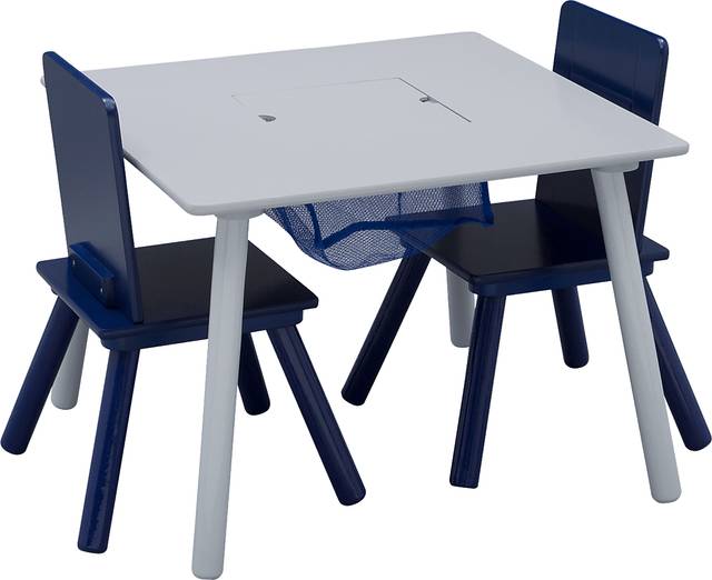Kids Coloring Time Gray Table Set - Thumbnail - Image 4