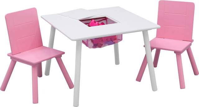 Kids Coloring Time White Table Set - Thumbnail - Image 2
