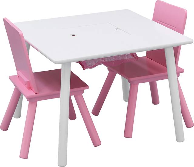 Kids Coloring Time White Table Set - Thumbnail - Image 4