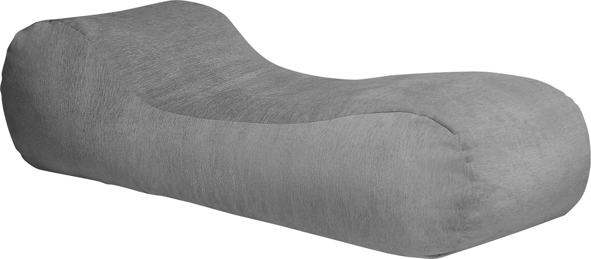 Kids Comfy Lush Gray Bean Bag Chair