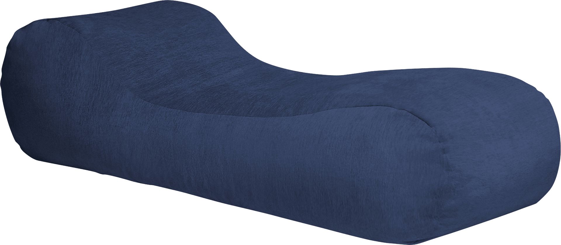 Kids Comfy Lush Navy Bean Bag Chair - Image 1