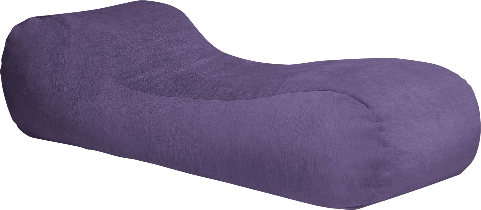 Kids Comfy Lush Purple Bean Bag Chair - Image 1