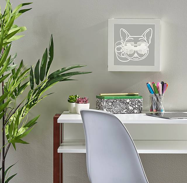 Kids Cool Dog White Table Lamp - Thumbnail - Image 4