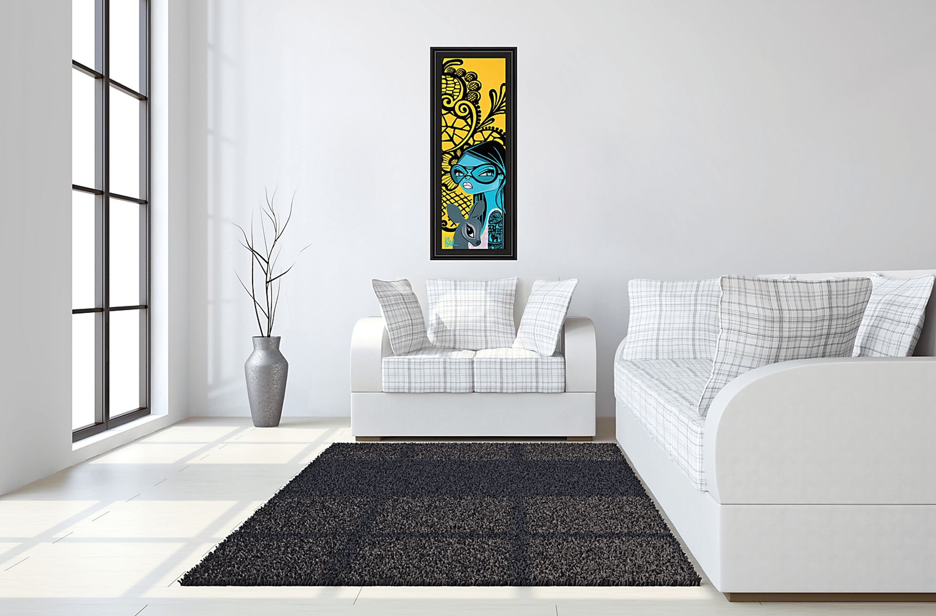 Kids Cool Vibes Yellow Artwork - Image 3