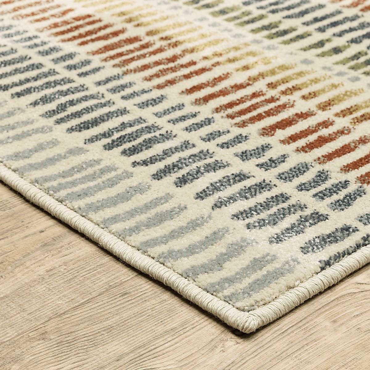 Corduroy Dreams Ivory,Multi Beige,Multi Rugs | Rooms to Go