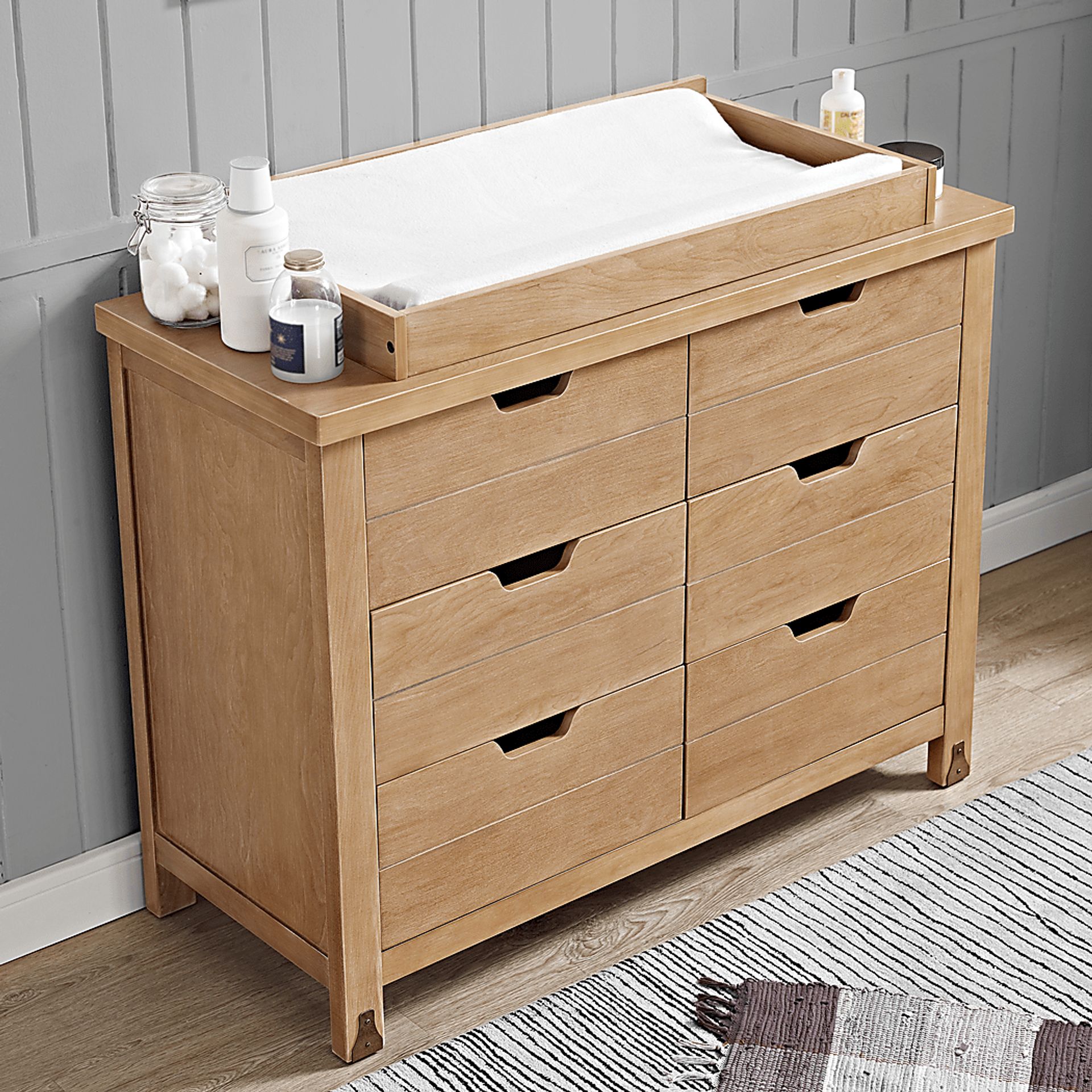 Kids Cormac Tan Dresser and Topper Set - Image 2