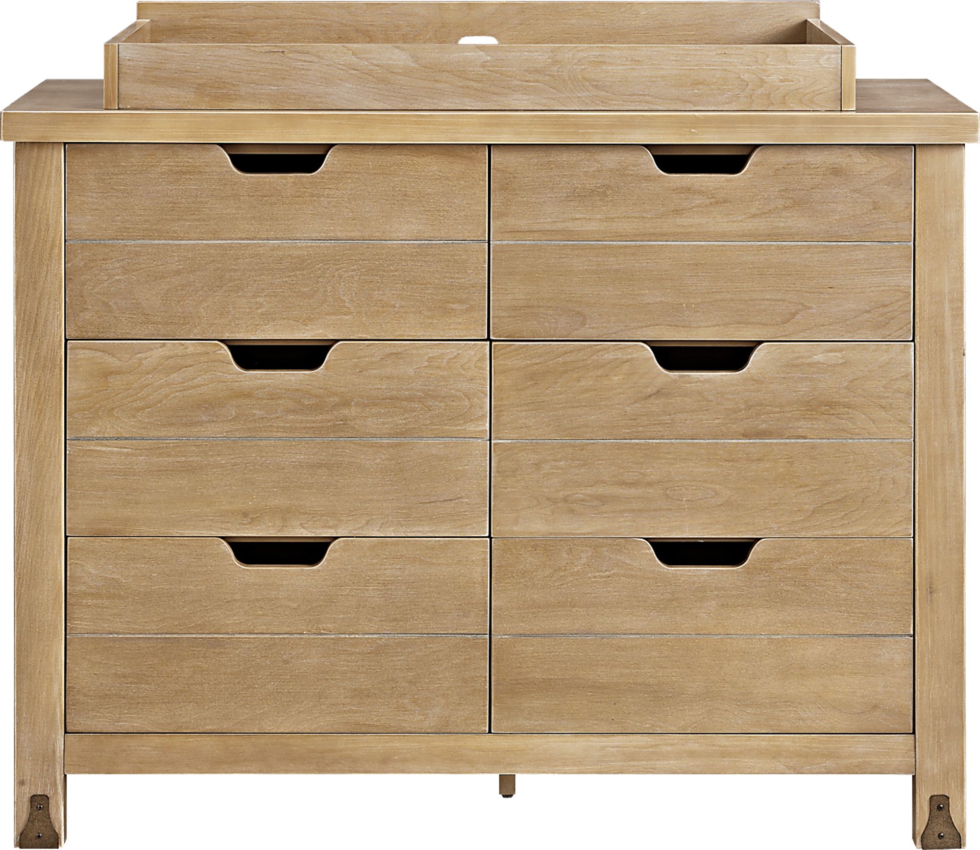 Kids Cormac Tan Dresser and Topper Set - Image 3