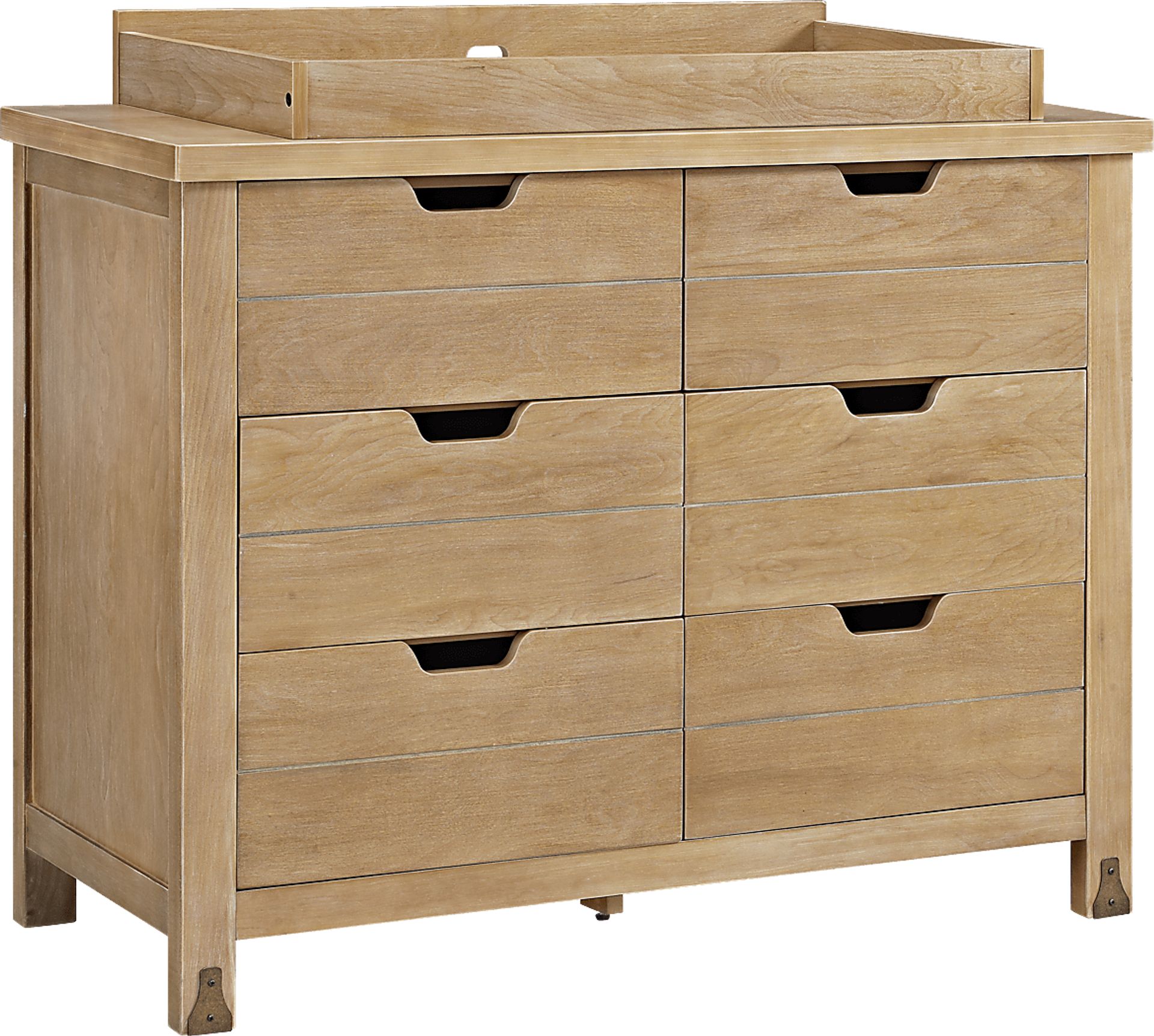 Kids Cormac Tan Dresser and Topper Set - Image 1
