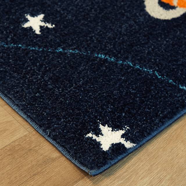 Kids Cosmo Cutie Navy 3'11 x 5'7 Rug - Thumbnail - Image 4