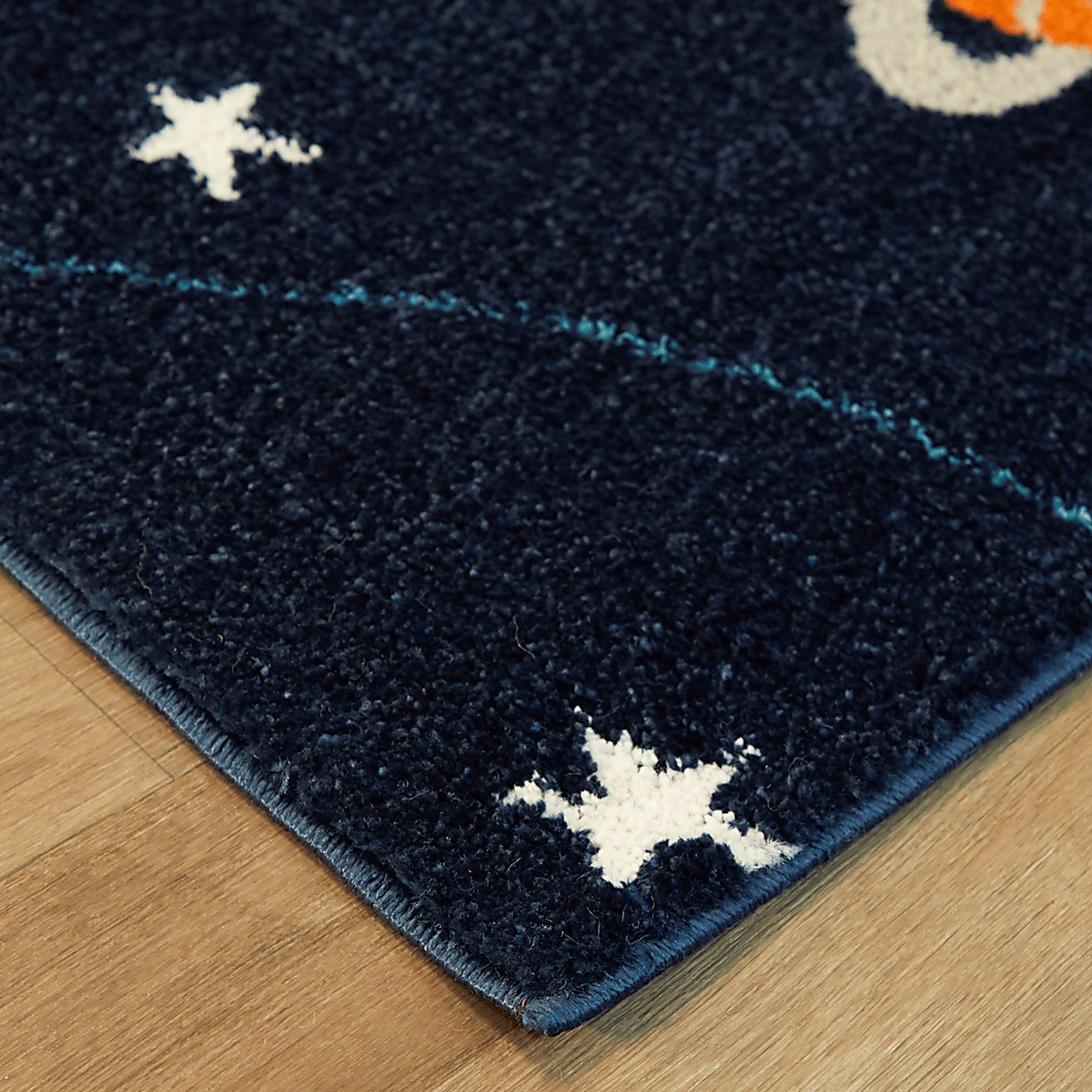 Kids Cosmo Cutie Navy 3'11 x 5'7 Rug - Image 4
