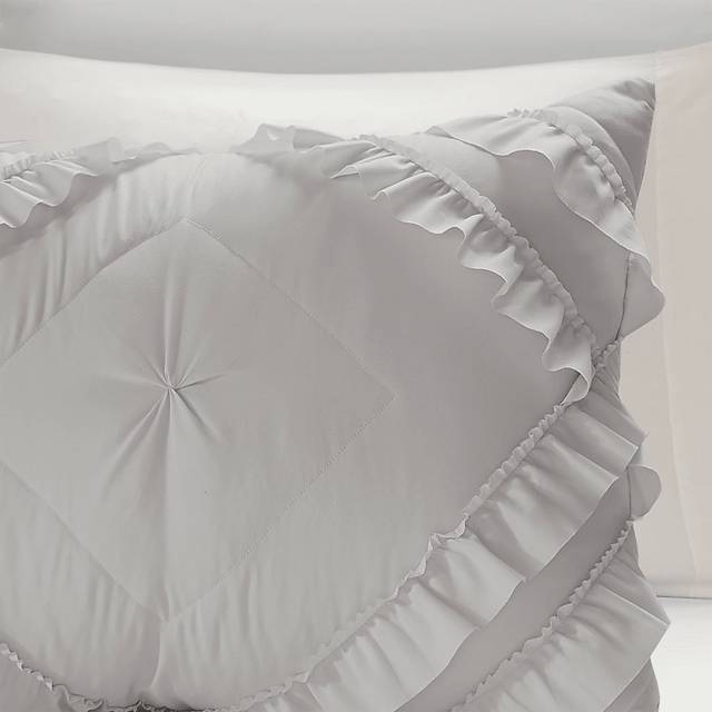 Kids Cottage Chic Gray 3 Pc Full/Queen Coverlet Set - Thumbnail - Image 3