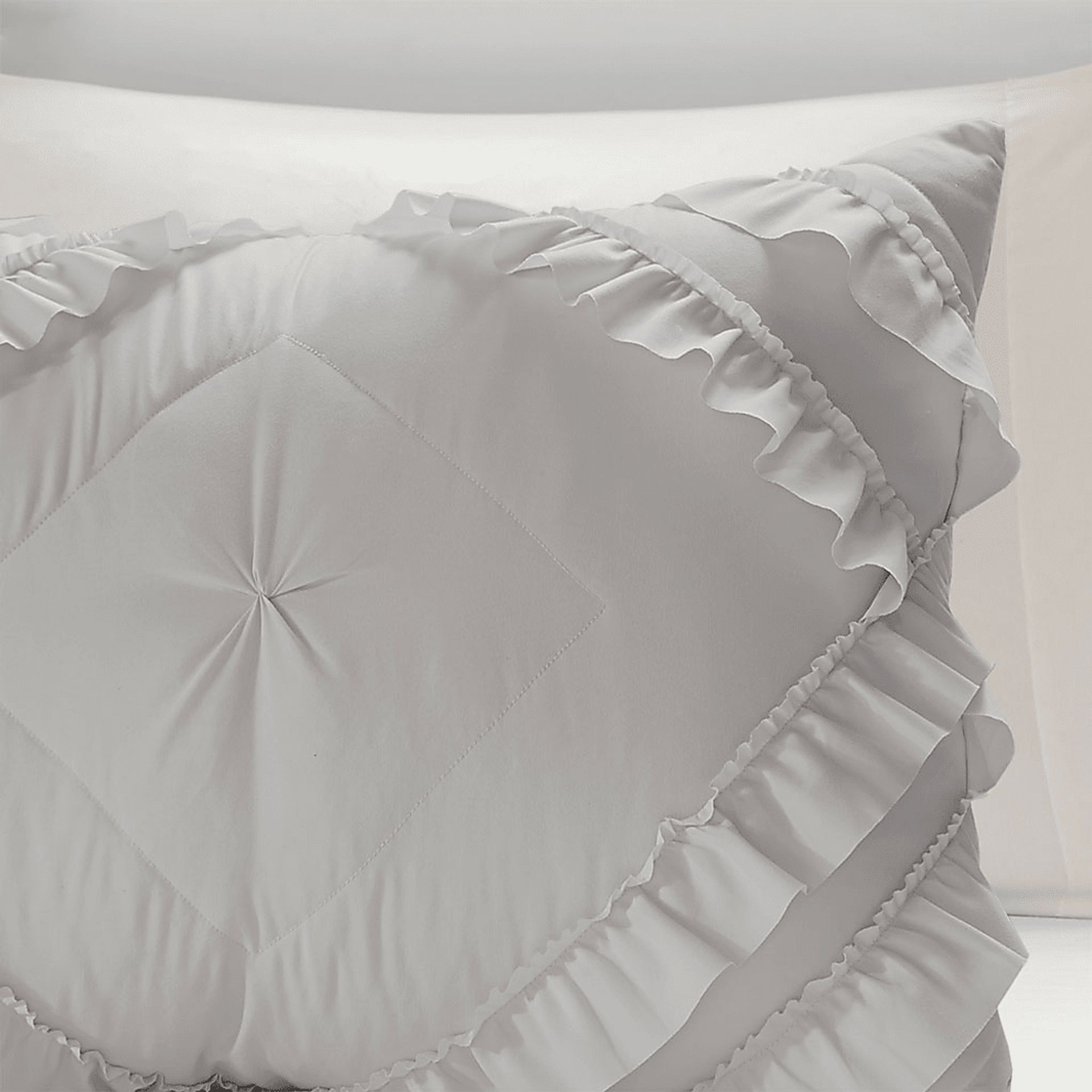 Kids Cottage Chic Gray 3 Pc Full/Queen Coverlet Set - Image 3