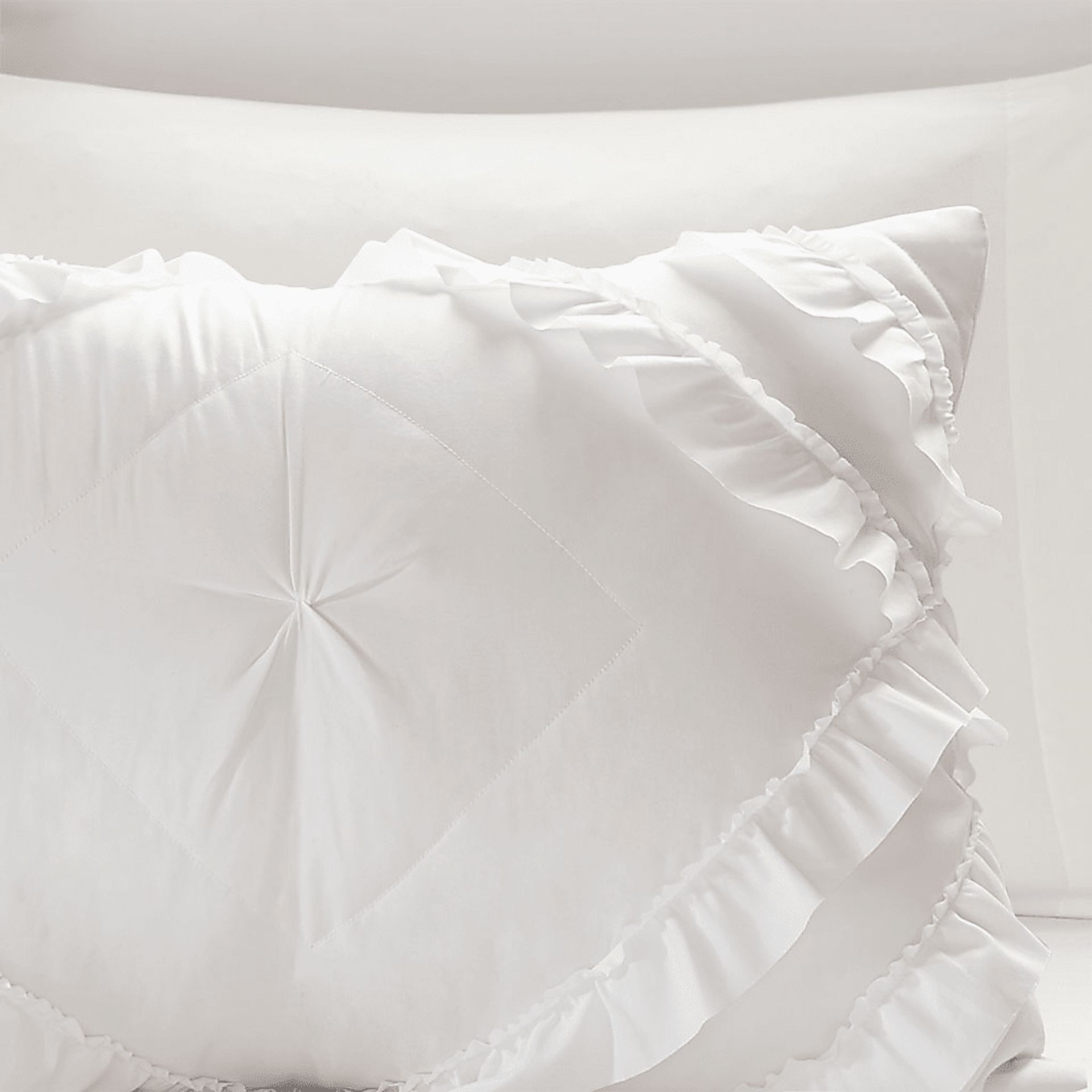 Kids Cottage Chic White 3 Pc Full/Queen Coverlet Set - Image 3