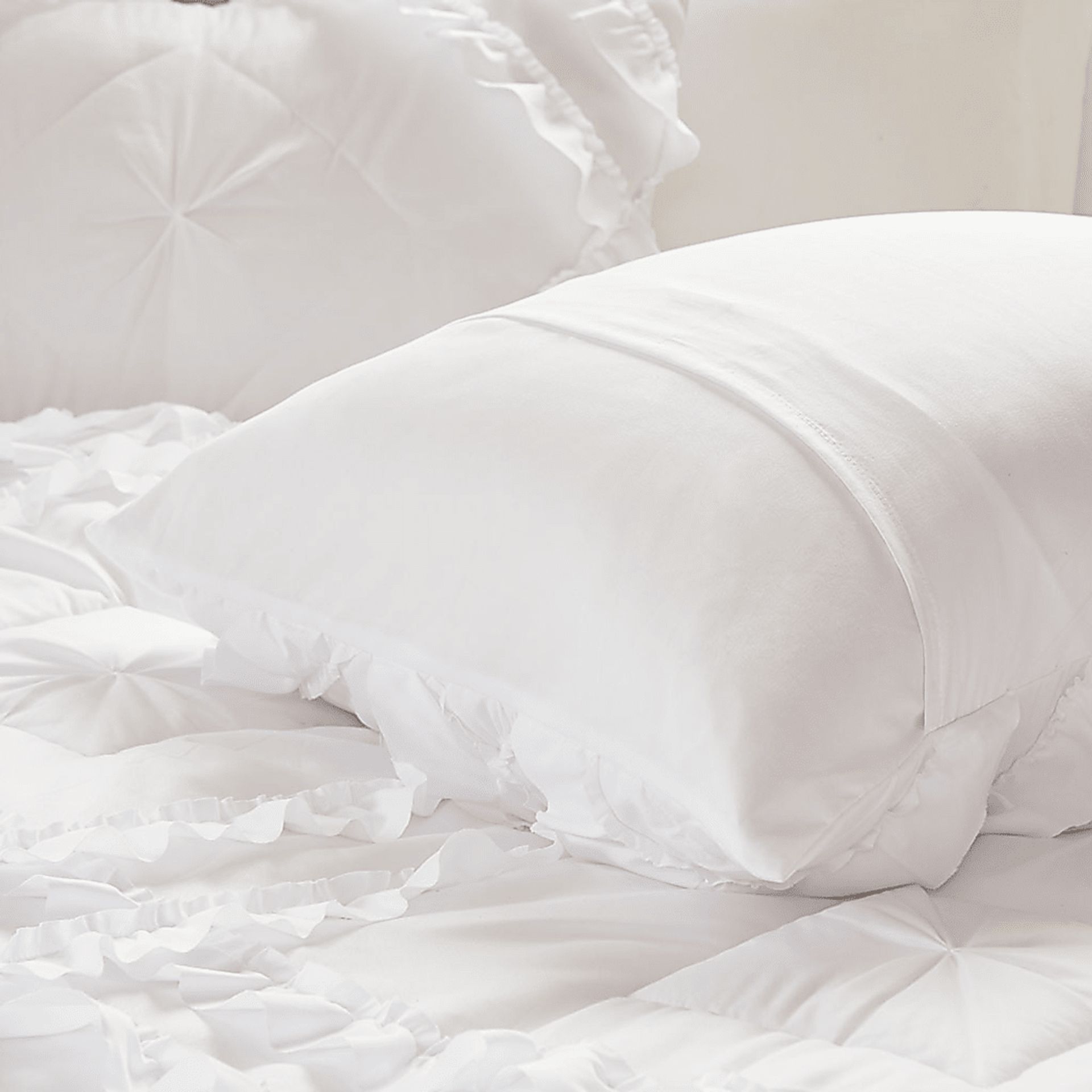 Kids Cottage Chic White 3 Pc Full/Queen Coverlet Set - Image 4