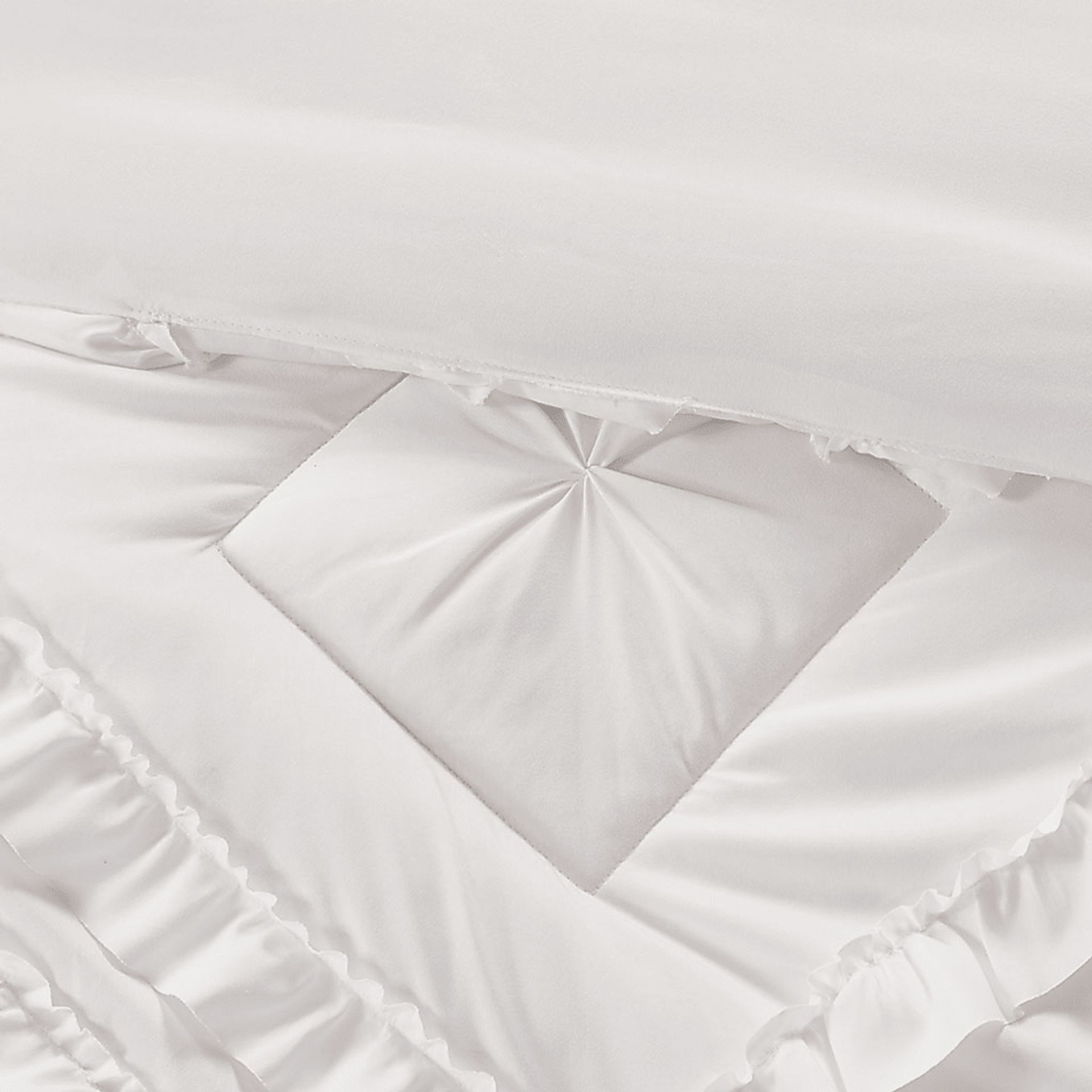 Kids Cottage Chic White 3 Pc Full/Queen Coverlet Set - Image 5