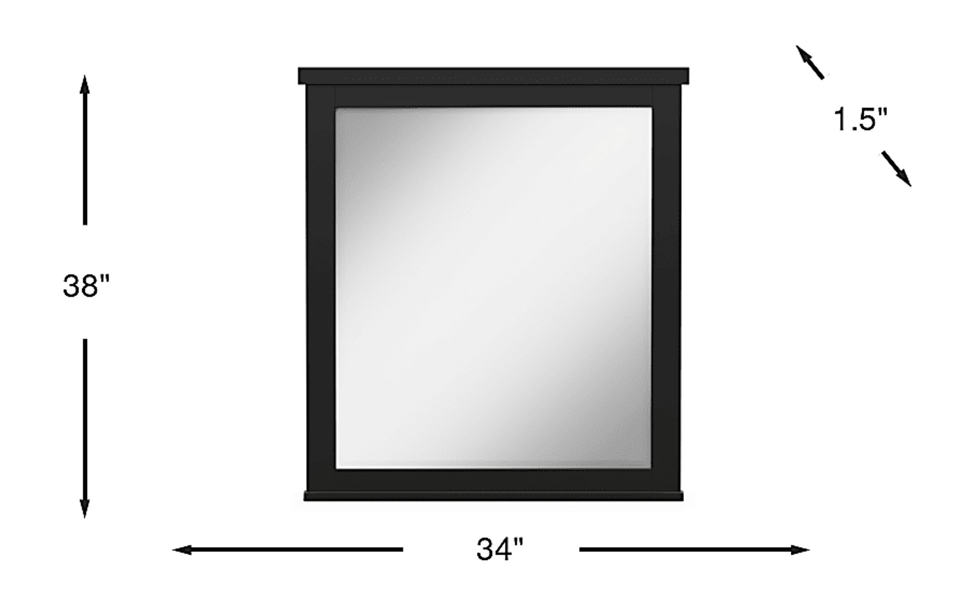 Dimension Image. Please refer to the Dimension Tab on this page for dimension details.