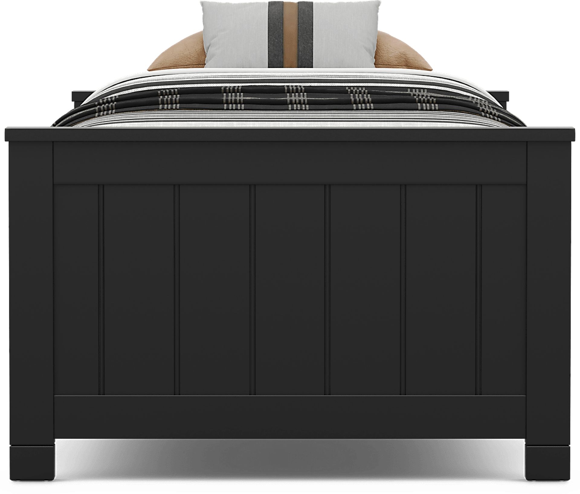 Kids Cottage Colors 2.0 Black Twin Low Profile Bed - Image 2